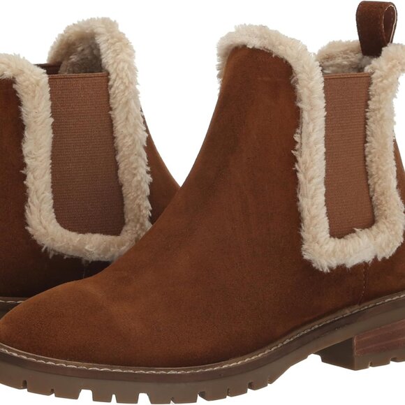 Steve Madden Leopold Suede Chelsea Boots In Camel - Picture 1 of 11